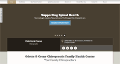 Desktop Screenshot of odettechiropractic.com