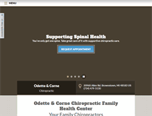 Tablet Screenshot of odettechiropractic.com